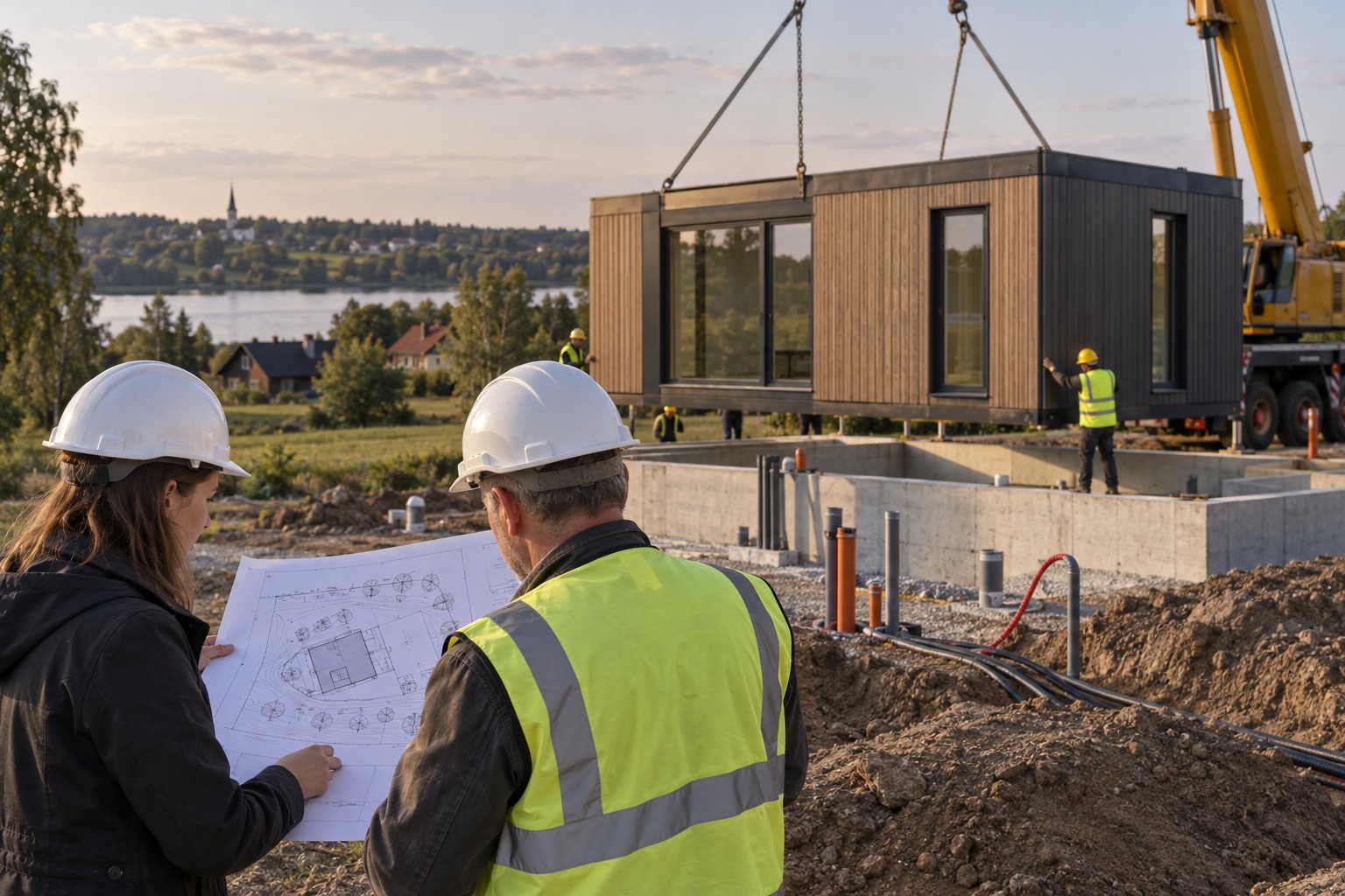 Kodėl „mobilus“ arba „modulinis“ automatiškai nereiškia „be leidimo“? – modulinio namo projektavimo iliustracija
